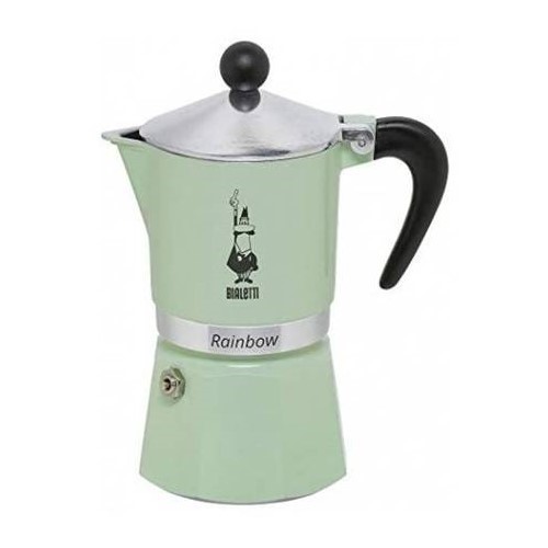 CAFETERA BIALETTI RAINBOW 3TZAS MENTA